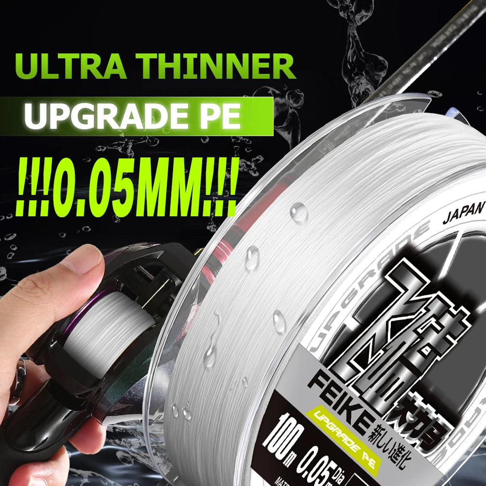 HookUpCo. Ultra Thin Braided Fishing Line 1000M