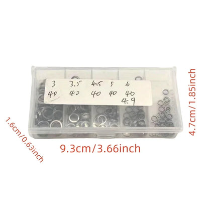 HookUpCo. 200 Premium Stainless Steel Fish Hooks - HookUpCo.