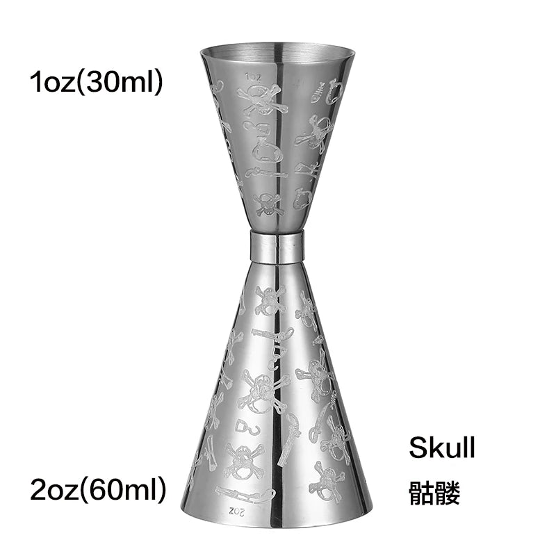 HookUpCo. Stainless Steel Cocktail Jigger Tool