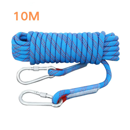 HookUpCo. 10mm Outdoor Climbing Rope for Safety