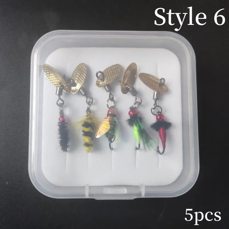 HookUpCo. Bionic Insect Lures 5PCS - HookUpCo.