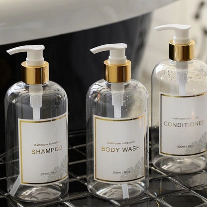 HookUpCo. Refillable Bathroom Dispenser Set