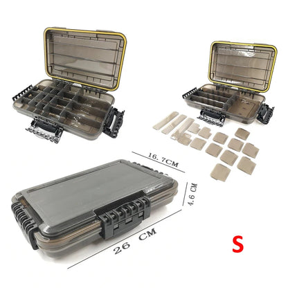 Spacious Waterproof Tackle Box for Fishing Gear