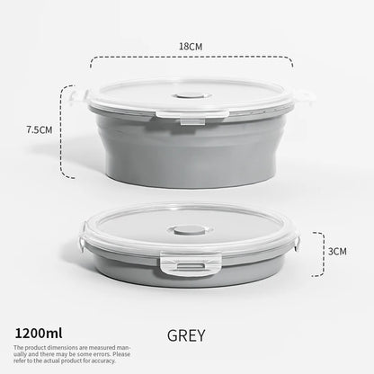 HookUpCo. Stackable Silicone Lunch Box Set