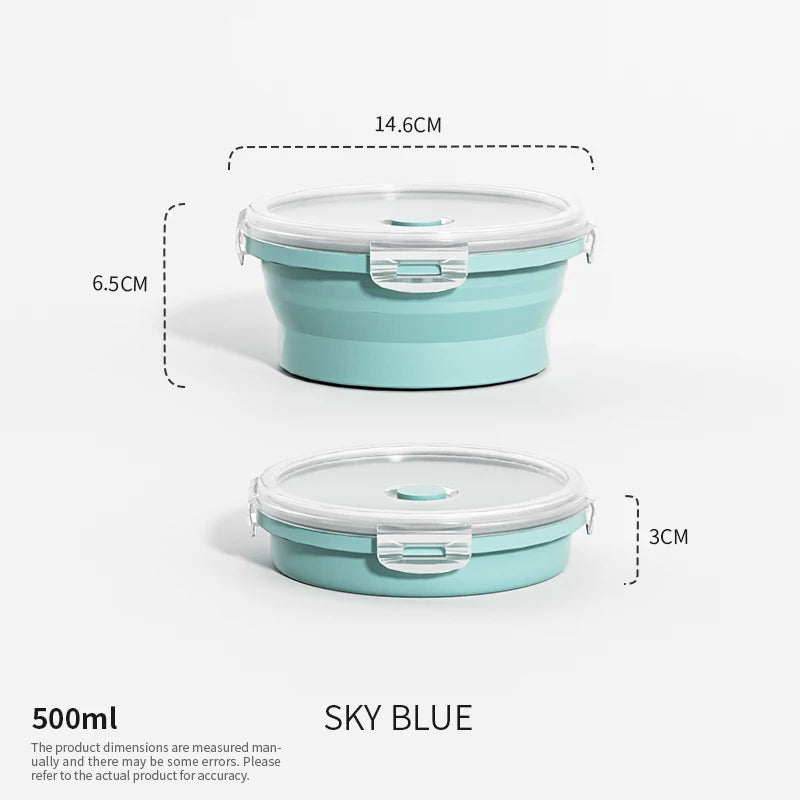 HookUpCo. Stackable Silicone Lunch Box Set