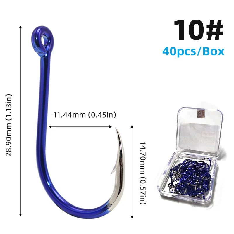 HookUpCo. High Carbon Steel Fishing Hooks Set - HookUpCo.