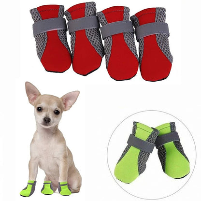 HookUpCo. Waterproof Dog Shoes with Reflective Safety Design