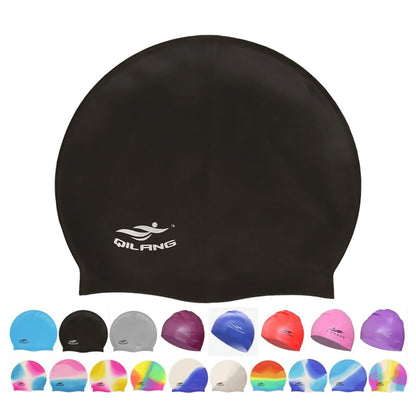 HookUpCo Waterproof Swim Caps
