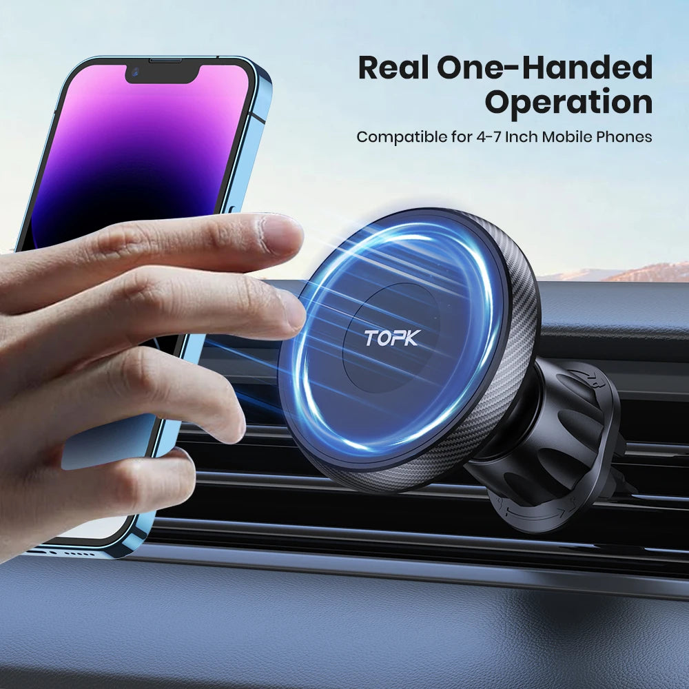 HookUpCo Magnetic Car Phone Stand
