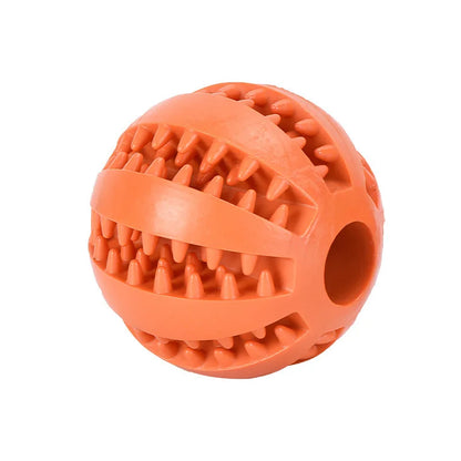 Interactive Rubber Pet Balls for Chewing and Dental Care