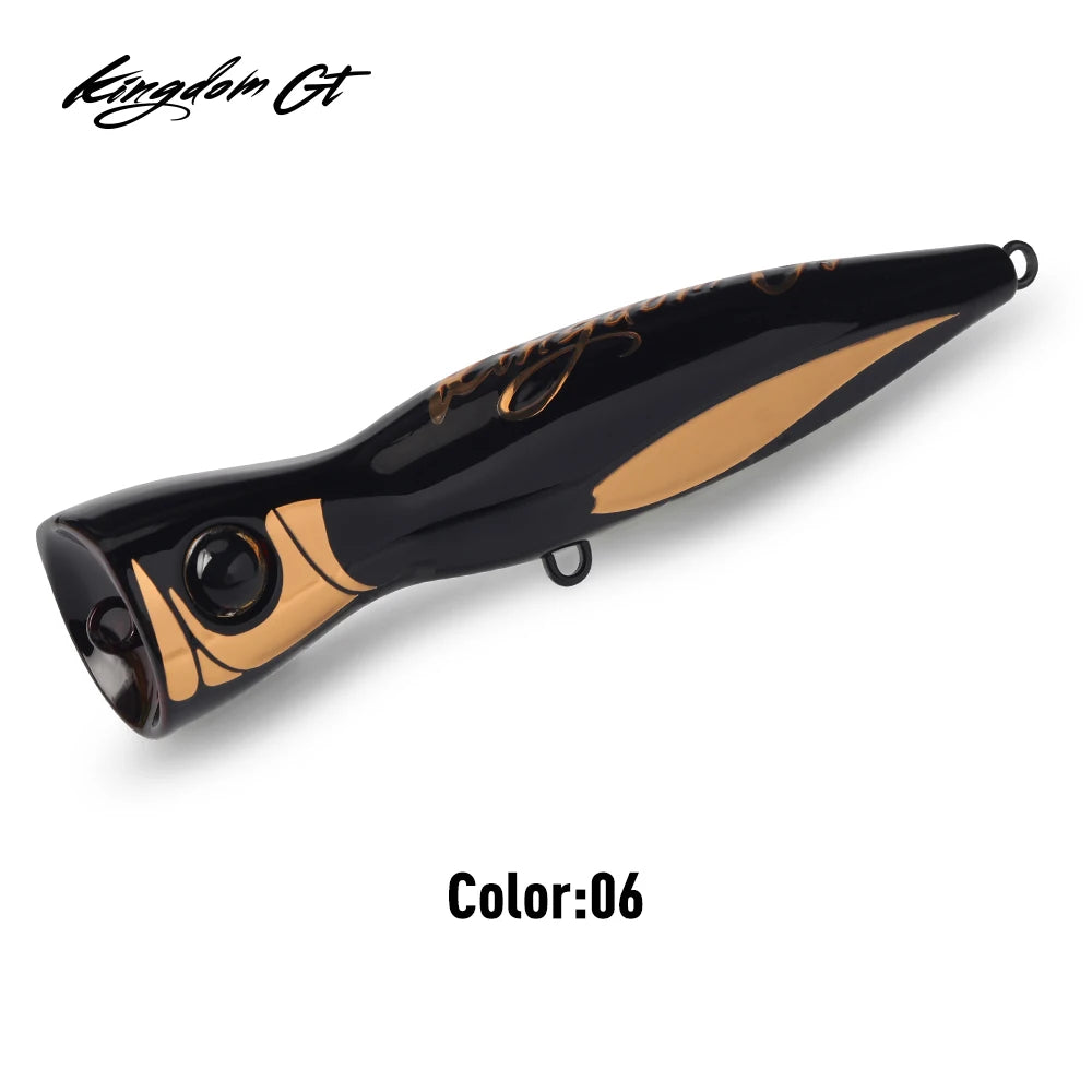 HookUpCo. Topwater Popper Lure for Saltwater Fishing - HookUpCo.