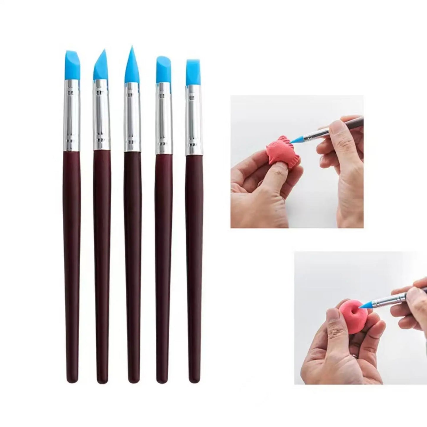 Silicone Clay Sculpting Tools Set for Pottery and Nail Art