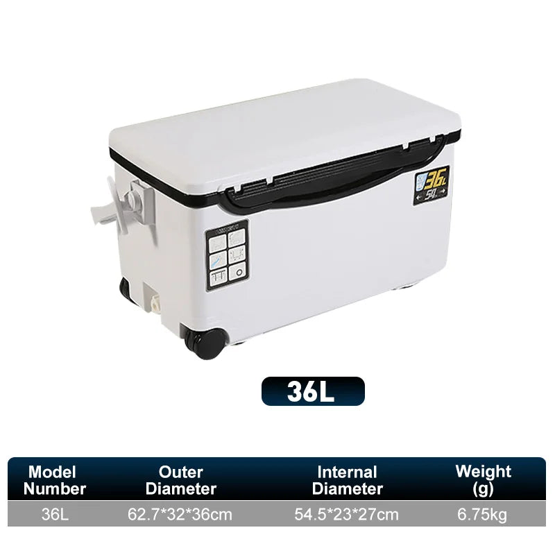HookUpCo. Fishing Cooler Box with Air Holes - HookUpCo.