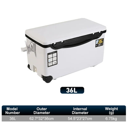 HookUpCo. Fishing Cooler Box with Air Holes - HookUpCo.