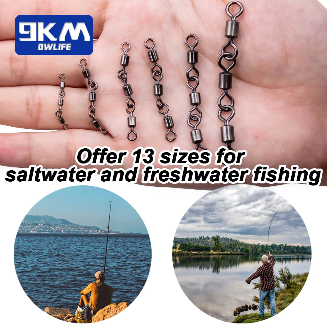 HookUpCo. Rolling Swivels Tackle Set - HookUpCo.