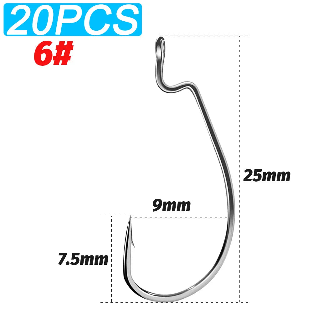 HookUpCo. Wide Gap Bass Hooks - HookUpCo.