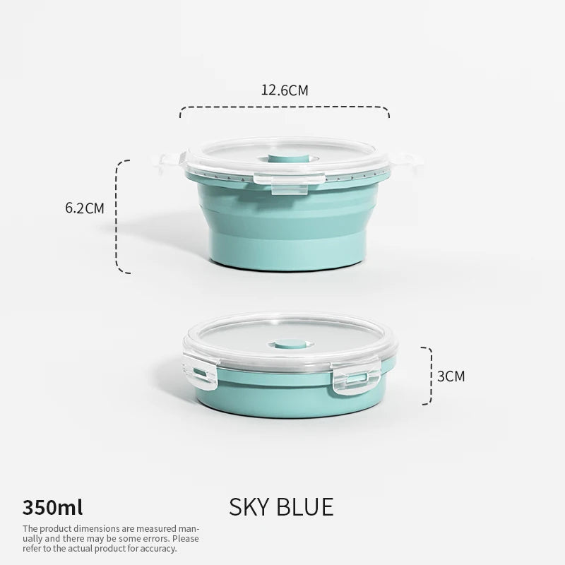 HookUpCo. Stackable Silicone Lunch Box Set