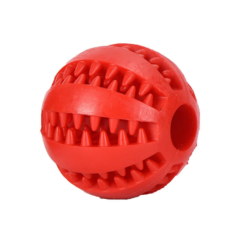 Interactive Rubber Pet Balls for Chewing and Dental Care