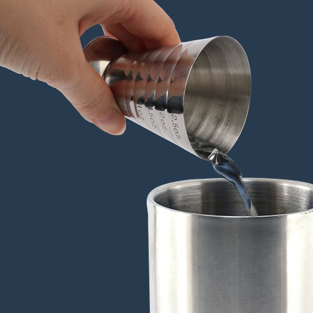 Stainless Steel Cocktail Jigger by HookUpCo.