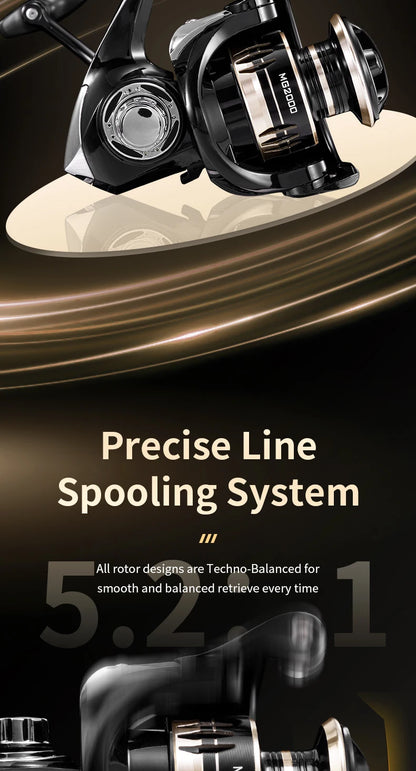 HookUpCo. Ultralight Spinning Reel 10kg Drag - HookUpCo.