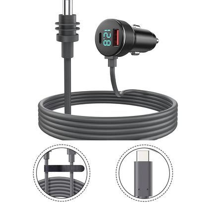 HookUpCo. Mini Dual USB Car Charger with Voltmeter - HookUpCo.