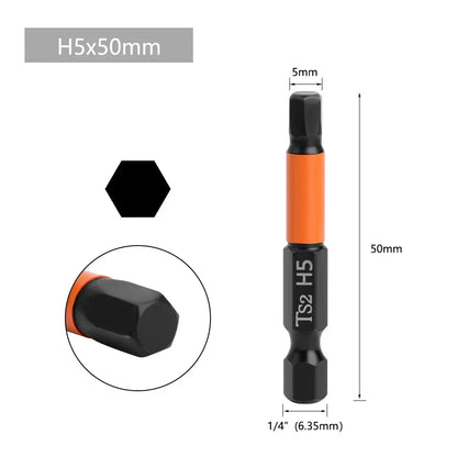 Factory Direct - 50mm Hex Head Screwdriver Bit for Quick Change