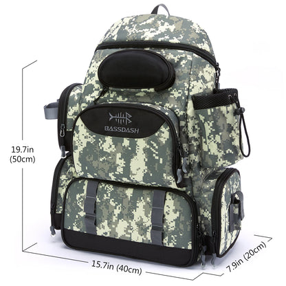 Lightweight Tactical Fishing Tackle Backpack - HookUpCo.