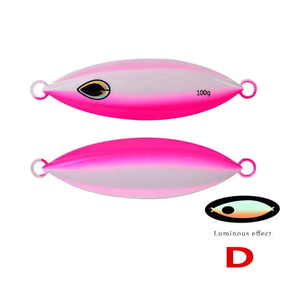 40g to 100g Metal Fishing Lures for Saltwater Jigging