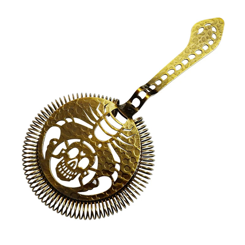 HookUpCo. Skull and Scorpion Cocktail Strainer