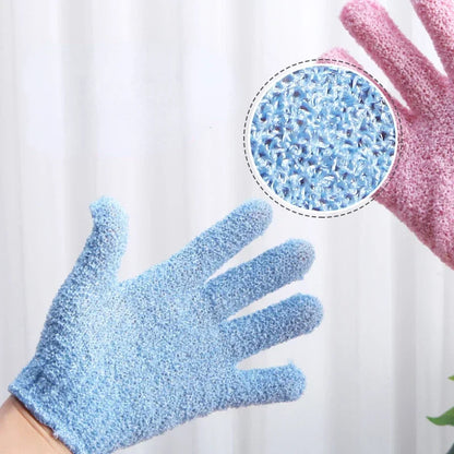 Exfoliating Bath Gloves Set for Smooth Skin