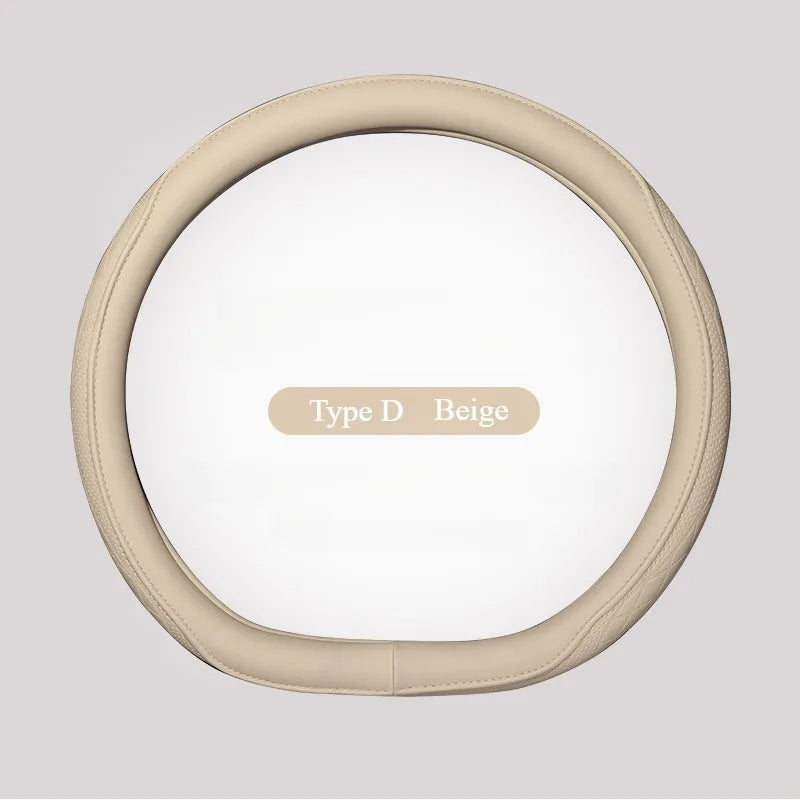 HookUpCo. Napa Leather Steering Wheel Cover - HookUpCo.