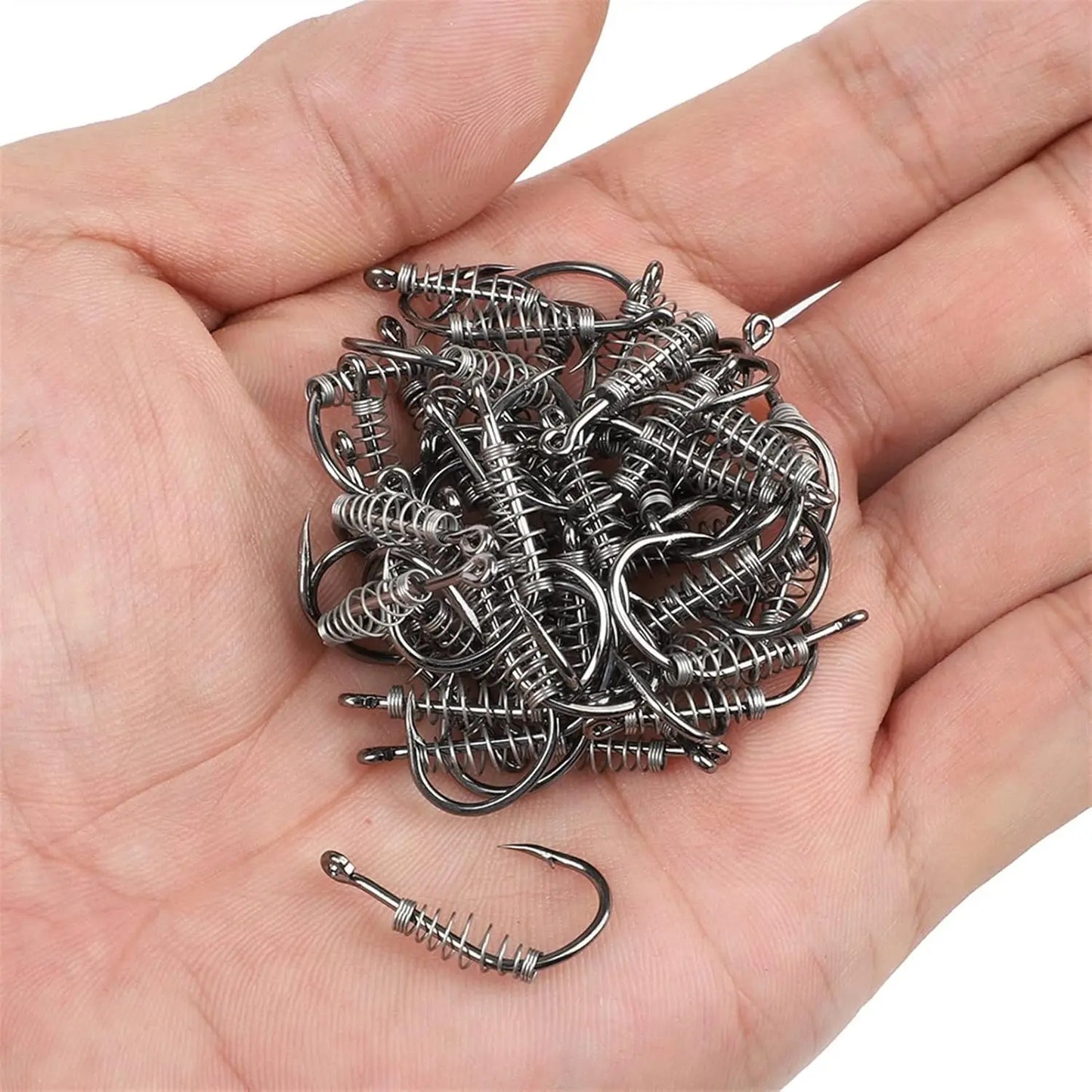 HookUpCo. High Carbon Steel Fishing Hooks Set - HookUpCo.