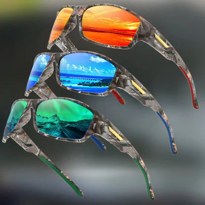 Polarized Camouflage Sunglasses with UV Protection Lenses