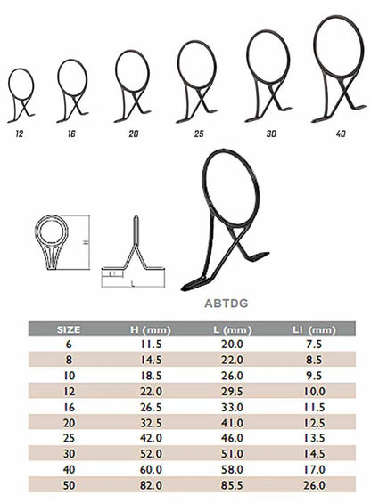 Lightweight Fishing Rod Guide Ring for Repairs - HookUpCo.