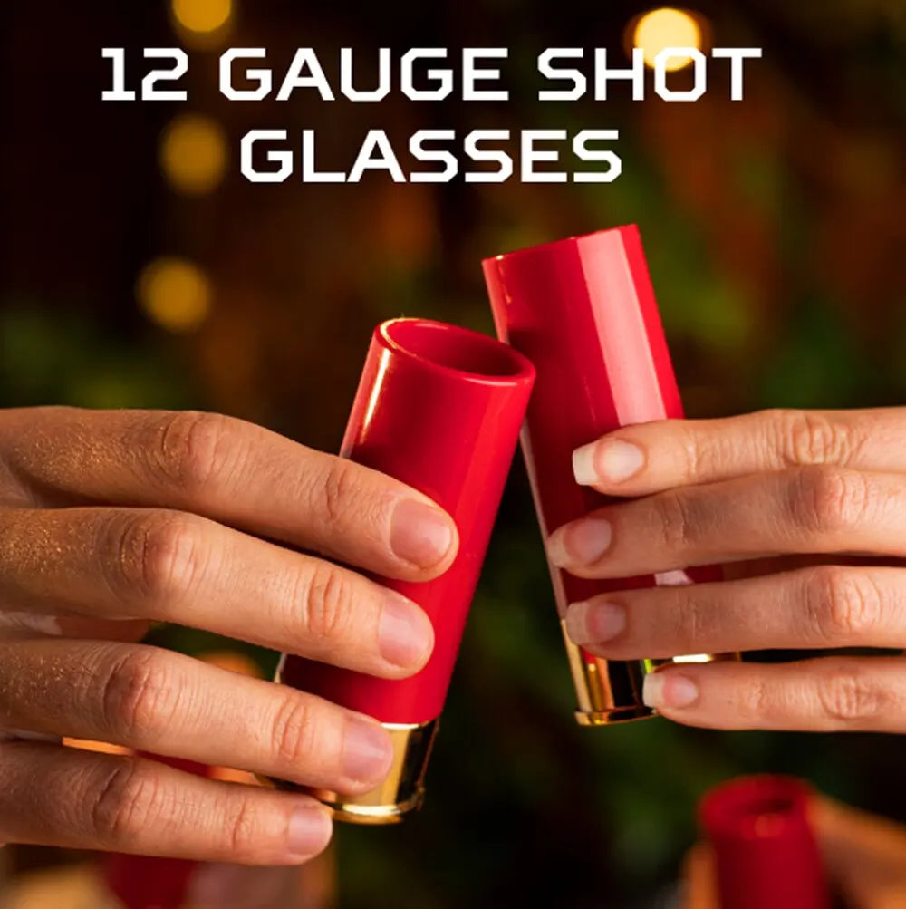 HookUpCo. Shotgun Shell Drinking Glasses Set