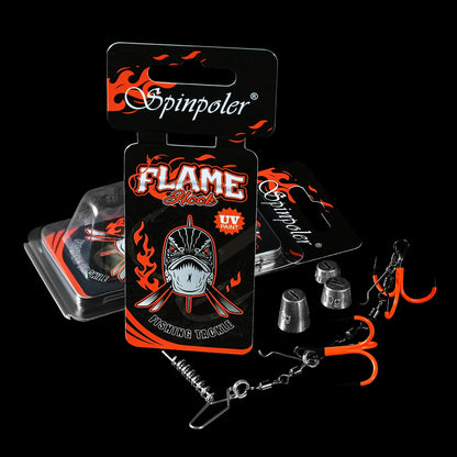 HookUpCo. UV Painted Pike Fishing Stinger Rig - HookUpCo.