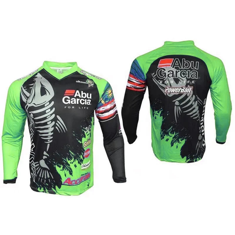 Men's Abu Garcia UV Protection Fishing Shirt for Summer Sports - HookUpCo.
