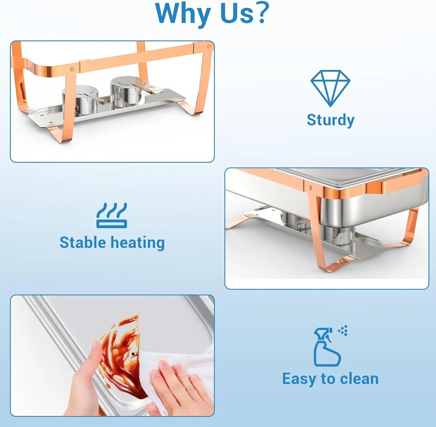 Premium Stainless Steel Chafing Dishes