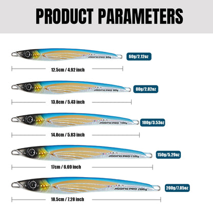Heavy-Duty Metal Jig for Tuna and Kingfish Fishing