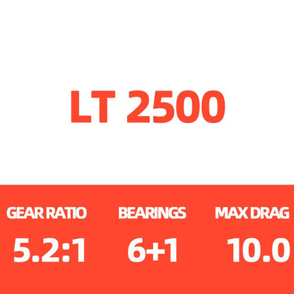 HookUpCo. 2025 Caldia LT Spinning Reel, 6+1BB