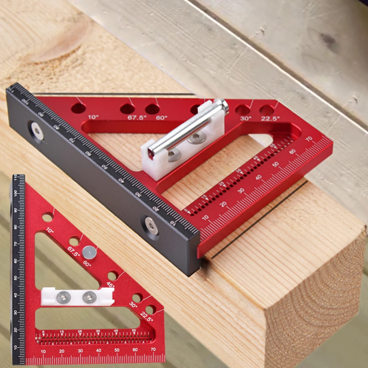 Factory Direct 3D Multi-Angle Measuring Ruler for Precision Carpentry