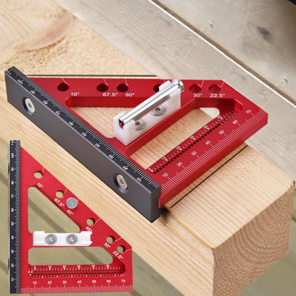 Factory Direct 3D Multi-Angle Measuring Ruler for Precision Carpentry