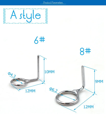 Premium Fishing Rod Guide Replacement Set - 6 Pcs - HookUpCo.