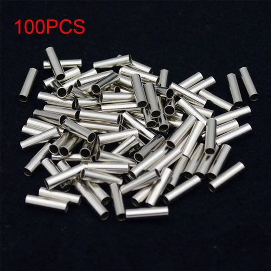 Copper Crimp Sleeves for Fishing Lines - 100pcs - HookUpCo.