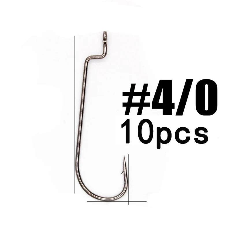 HookUpCo. 10-Pack Super Lock Fishing Hooks - HookUpCo.
