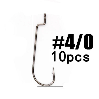 HookUpCo. 10-Pack Super Lock Fishing Hooks - HookUpCo.