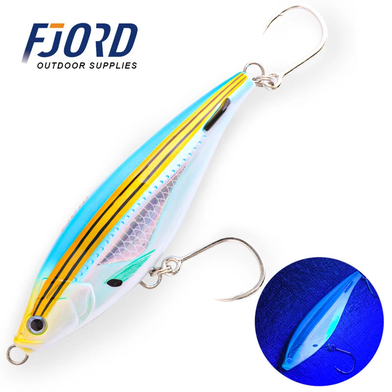 HookUpCo. Heavy Sinking Pencil Fishing Lure - HookUpCo.