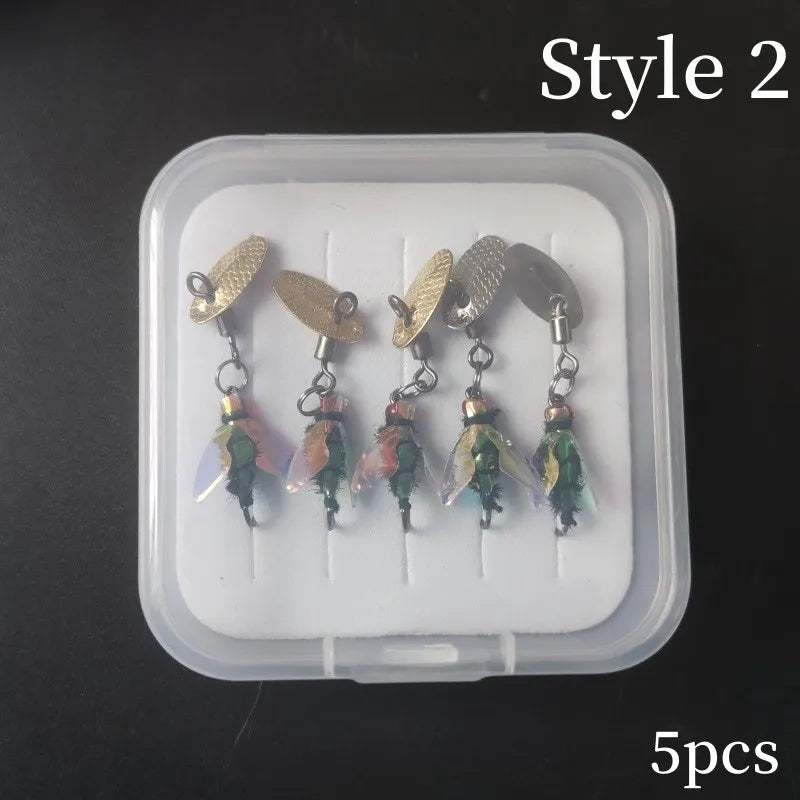 HookUpCo. Bionic Insect Lures 5PCS - HookUpCo.