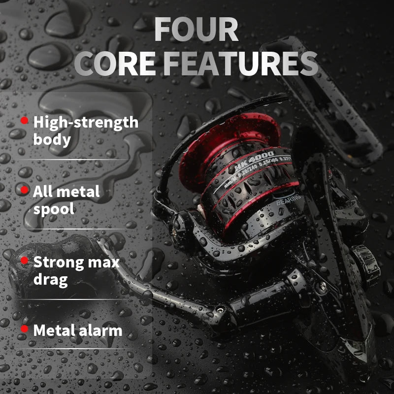 HookUpCo. Premium Spinning Fishing Reel 1000-7000 - HookUpCo.