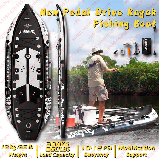 HookUpCo. Inflatable Fishing Paddle Board for All Ages